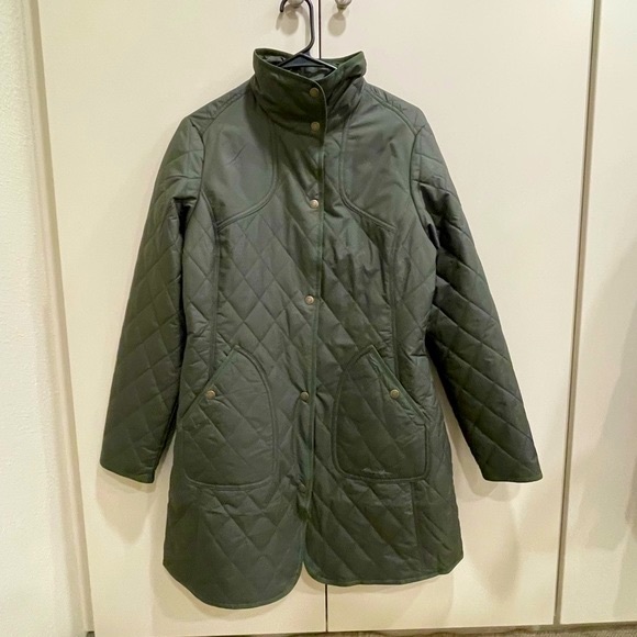 Eddie Bauer Year Round Field Coat Dark Loden Sz Md - Picture 2 of 12
